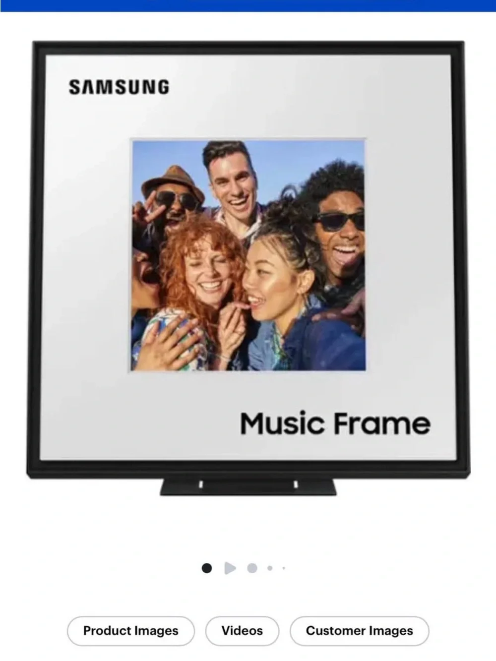 NIB Samsung - HW-LS60D Music Frame Smart Speaker/Picture Frame, Dolby Atmos